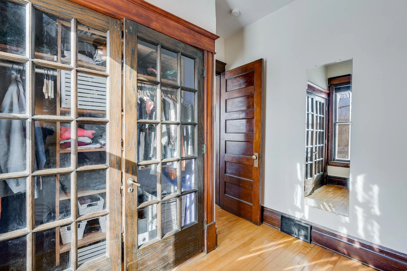 Custom built ins in the closet