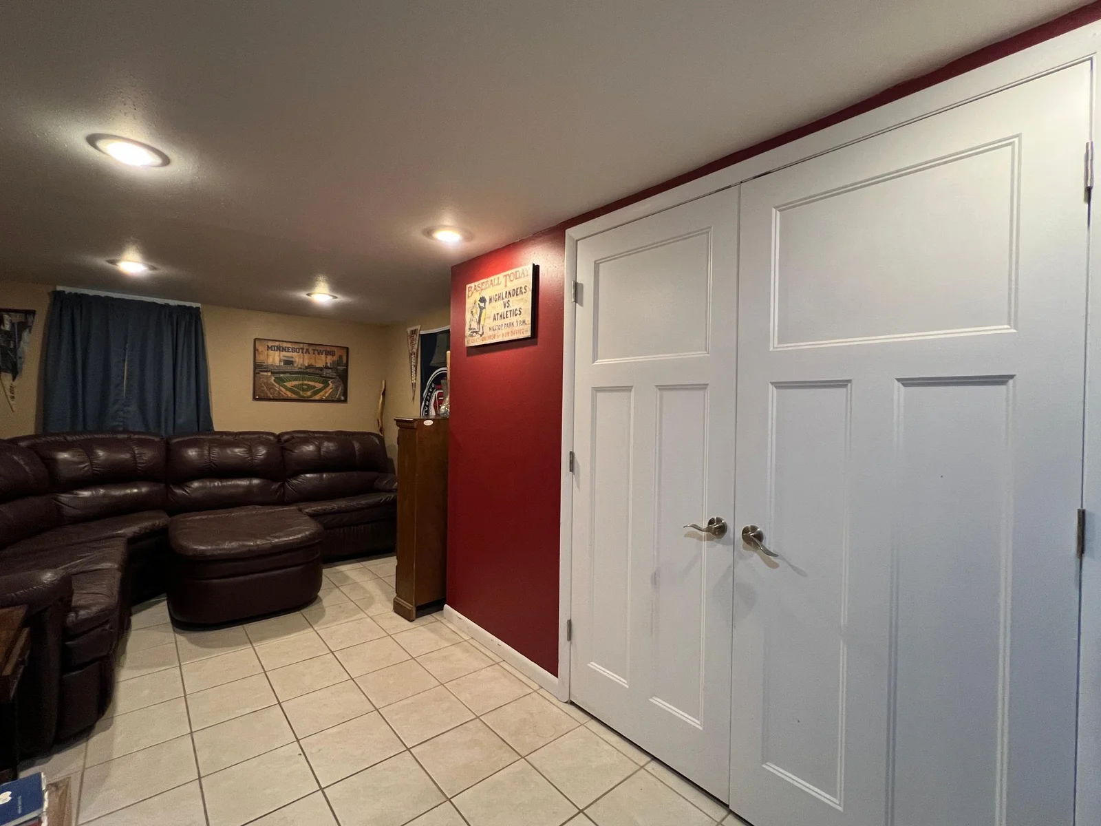 Large Closet in Family Room