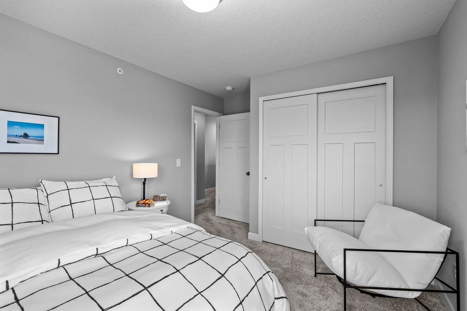 A different perspective of bedroom two.