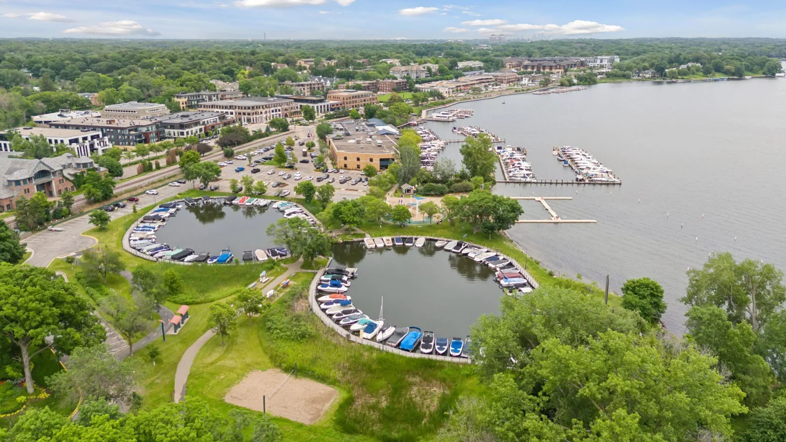 The Wayzata public boat slips (boat slips are offered through the city-check the city website for details)...