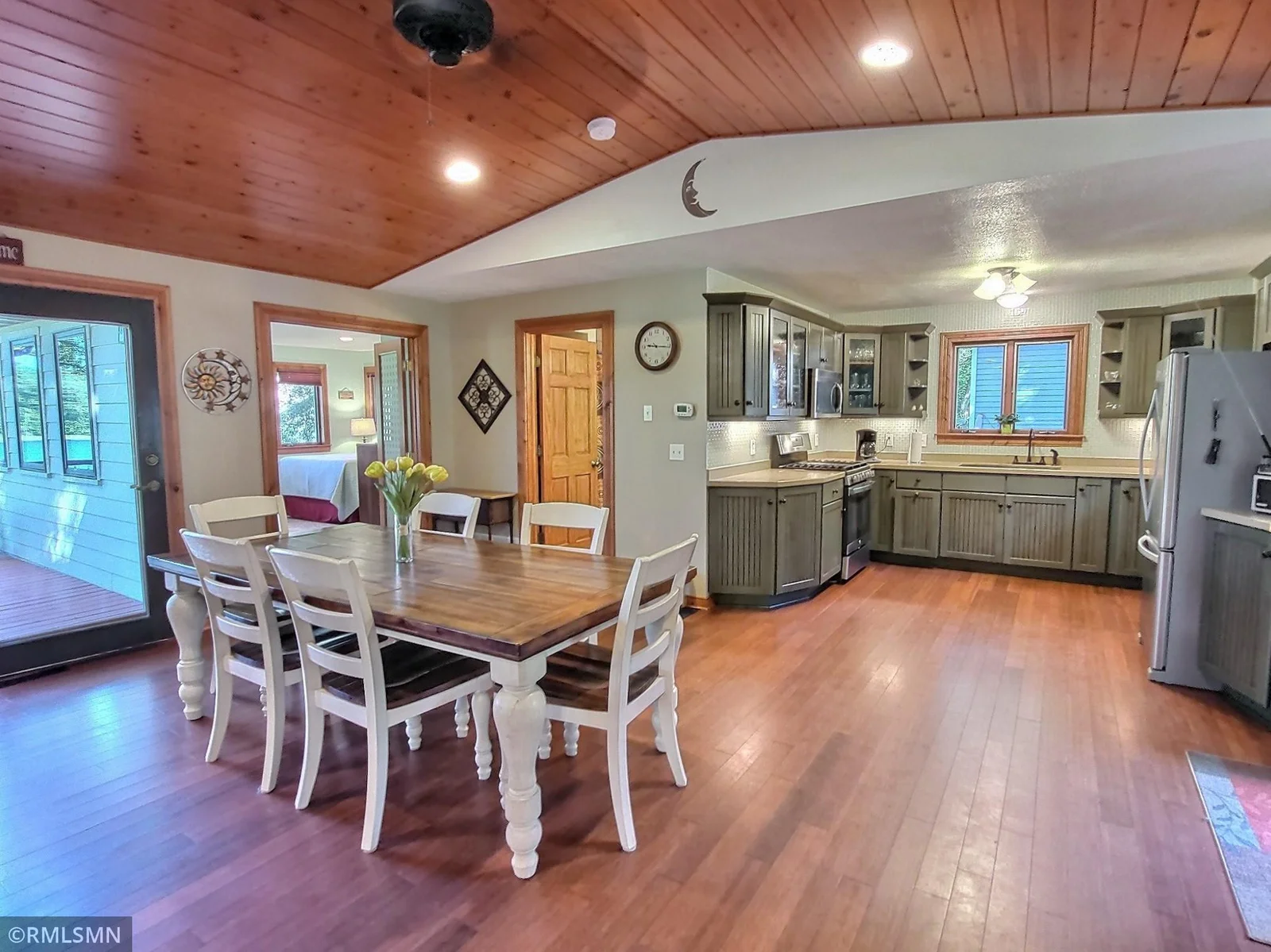 View of how the home flows as you enter the home, this is what you are looking for when it comes to living at lake. Easy access from the kitchen to the deck.