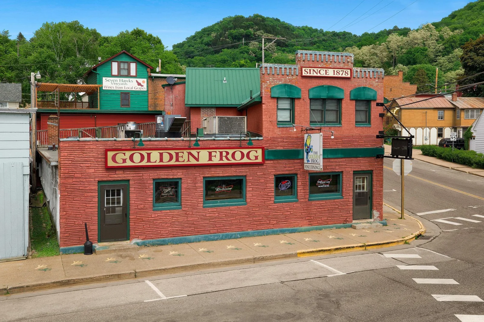 The Golden Frog Restaurant and Saloon est. 1887
