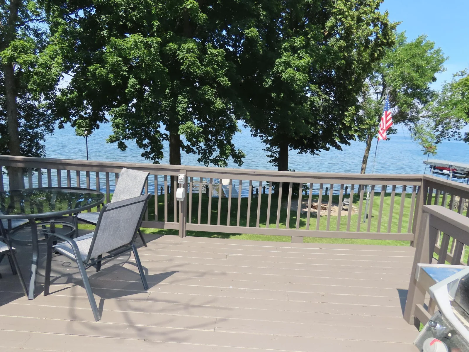 View from the deck