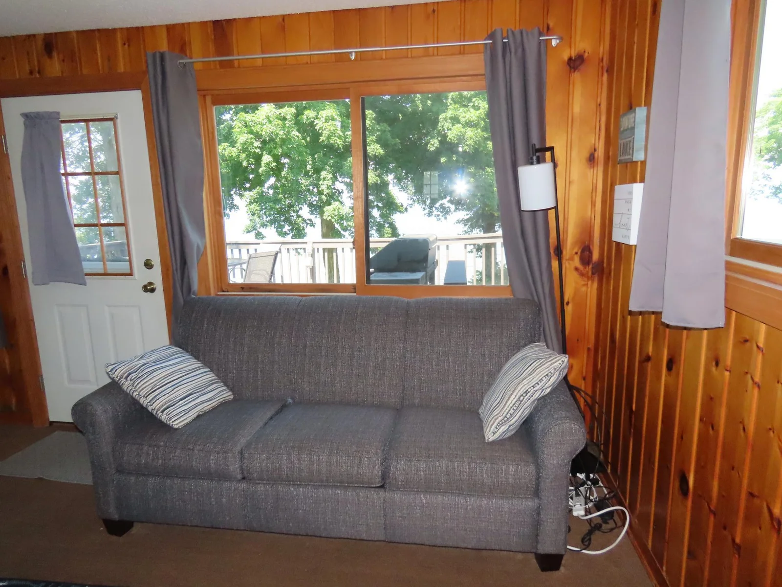 Lake view from living room