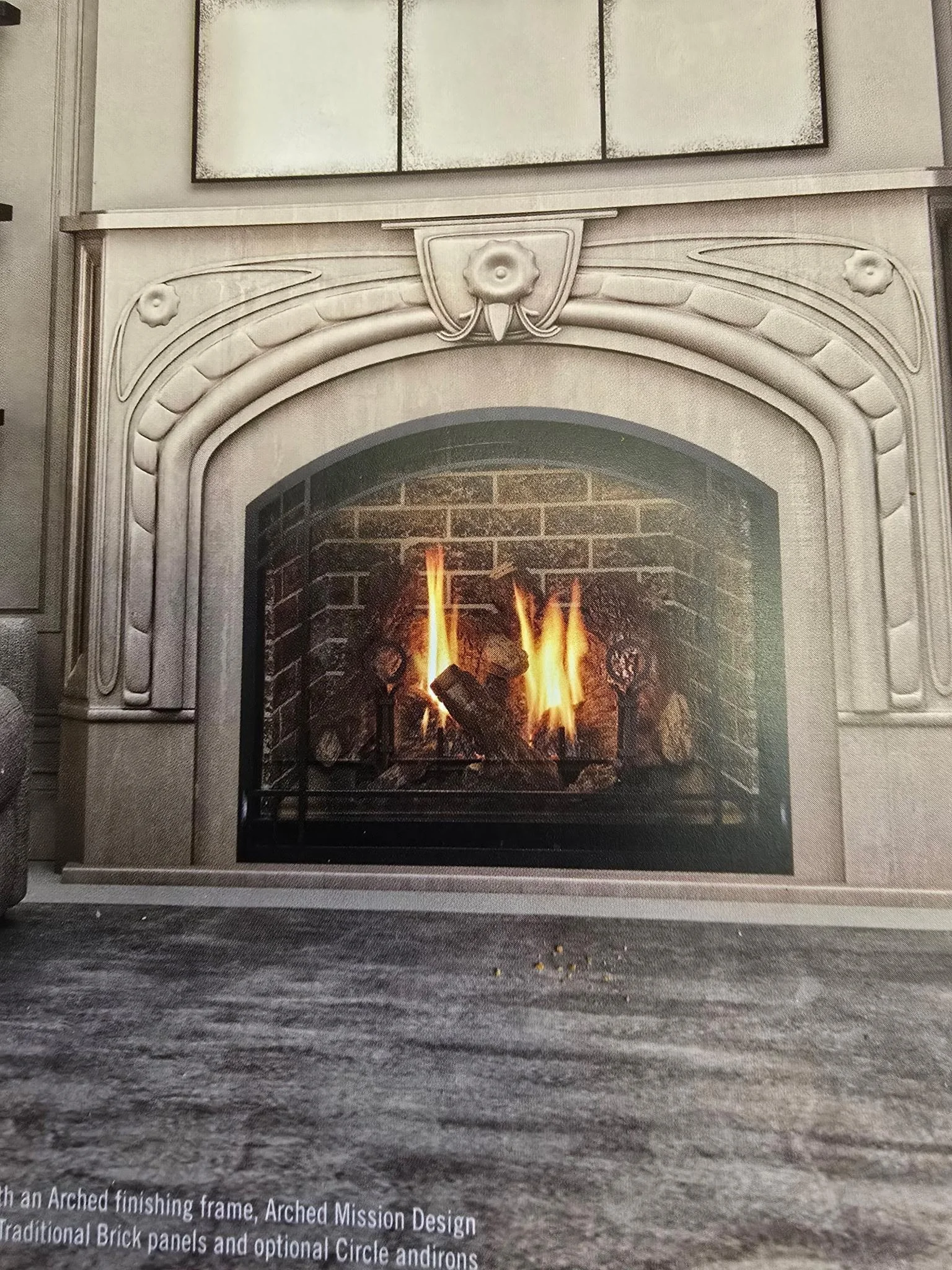 Fireplace purchased for property
