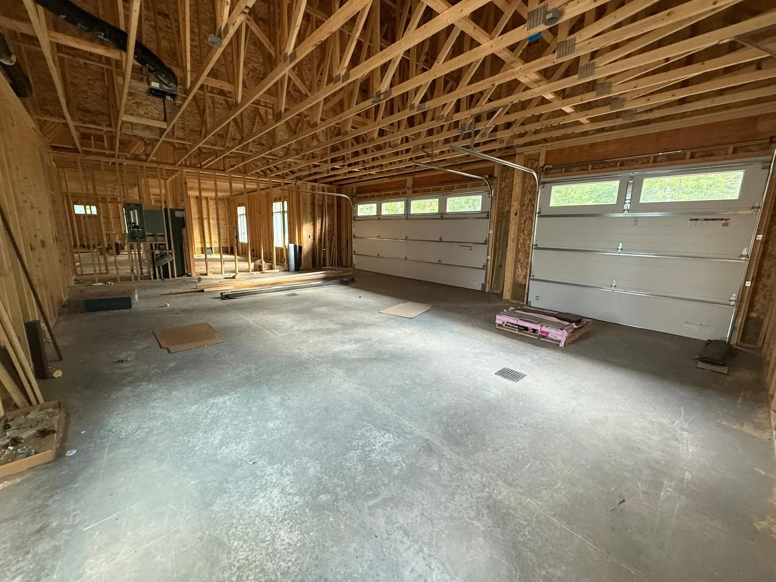 3 Car attached garage
