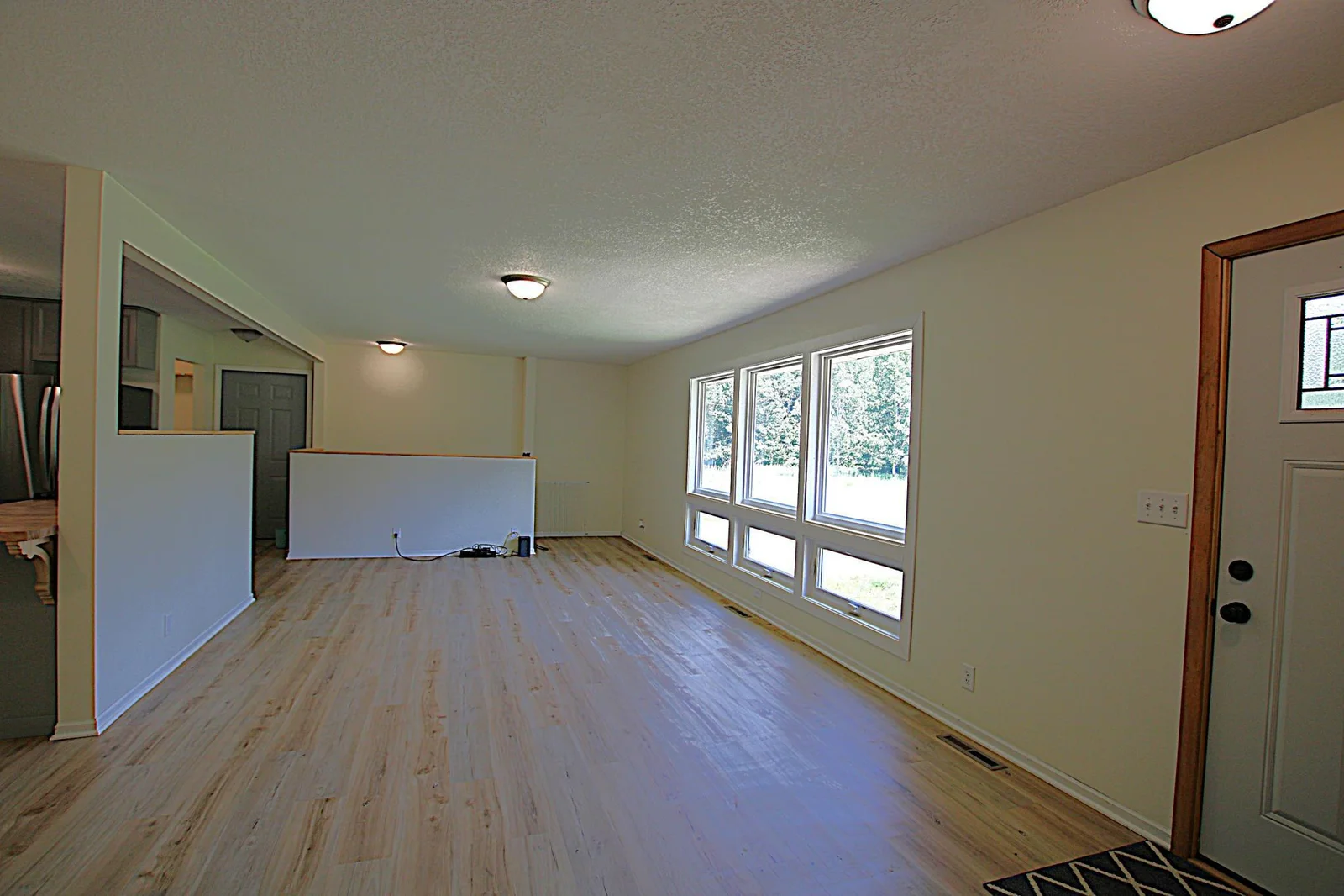 Light filled living room space