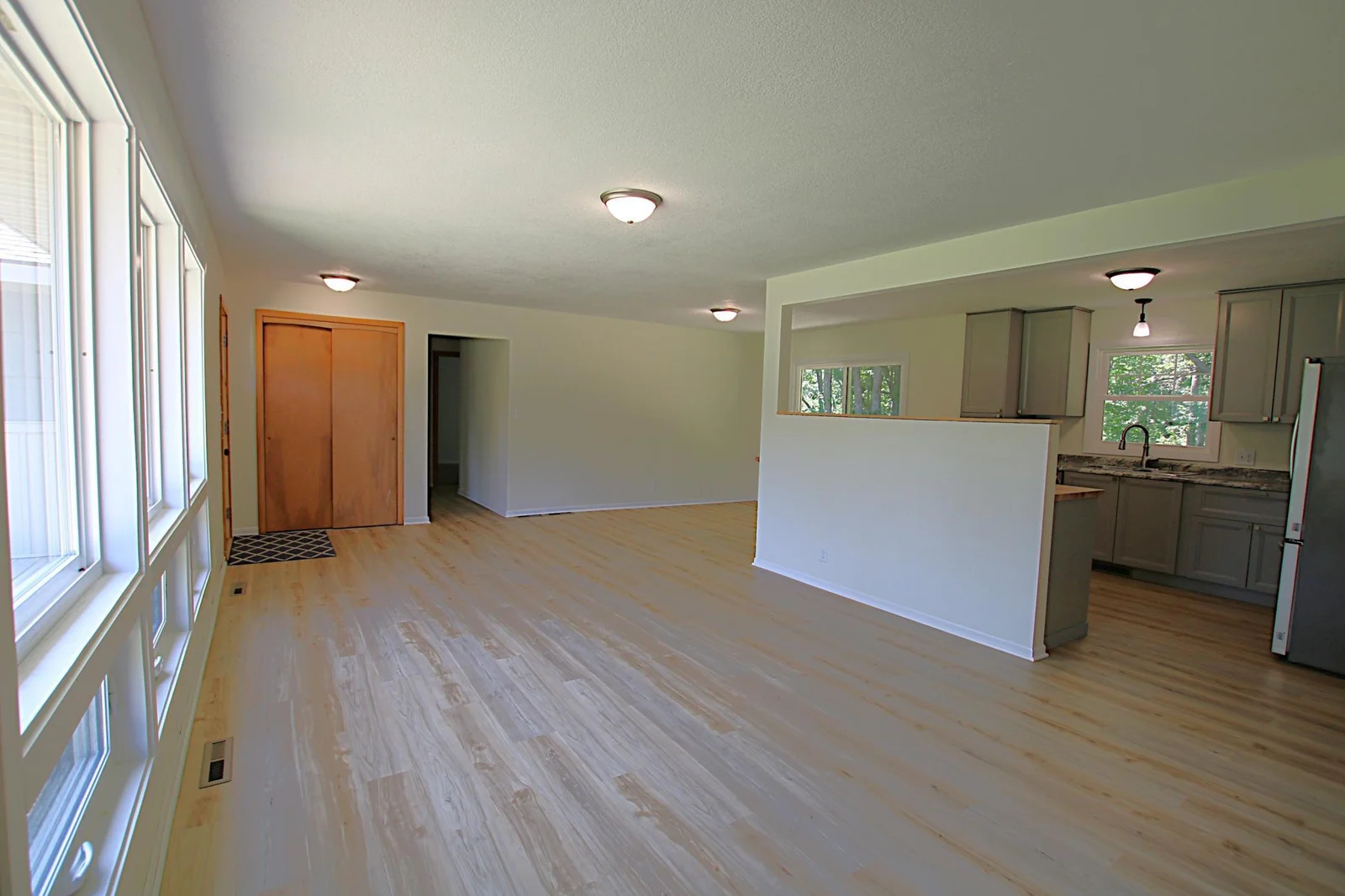 Large open living room