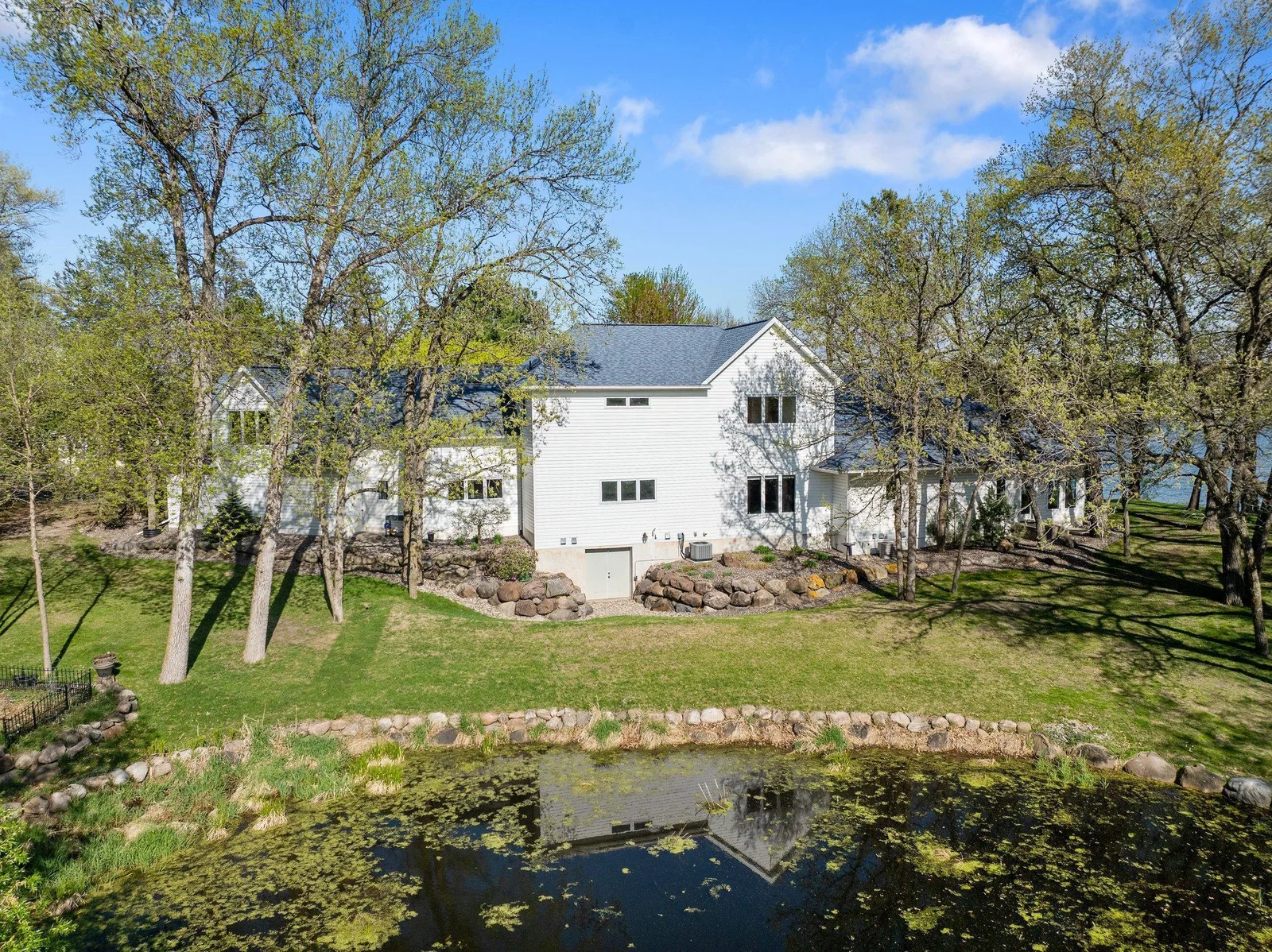 If the lake wasn't enough, this lot features a private pond as well! Adding to the privacy and bringing in wildlife and serene views.