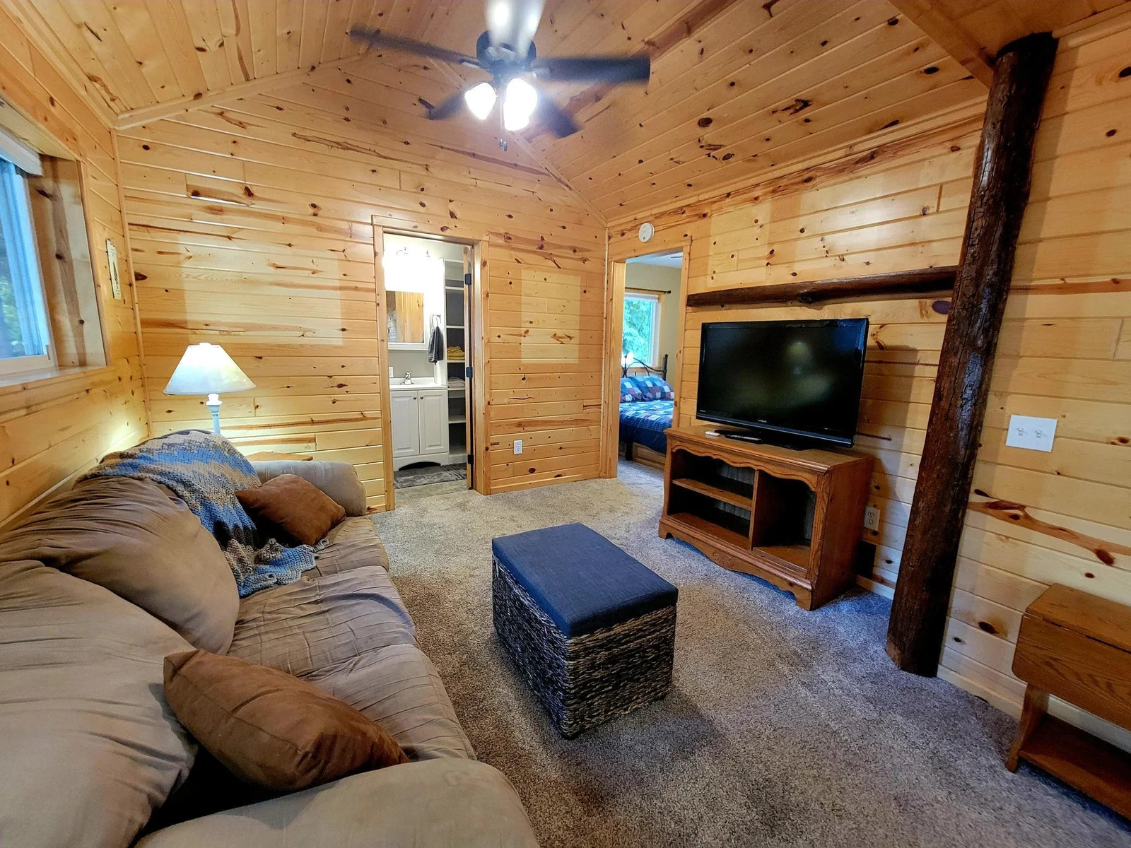 Beautiful pine ceilings