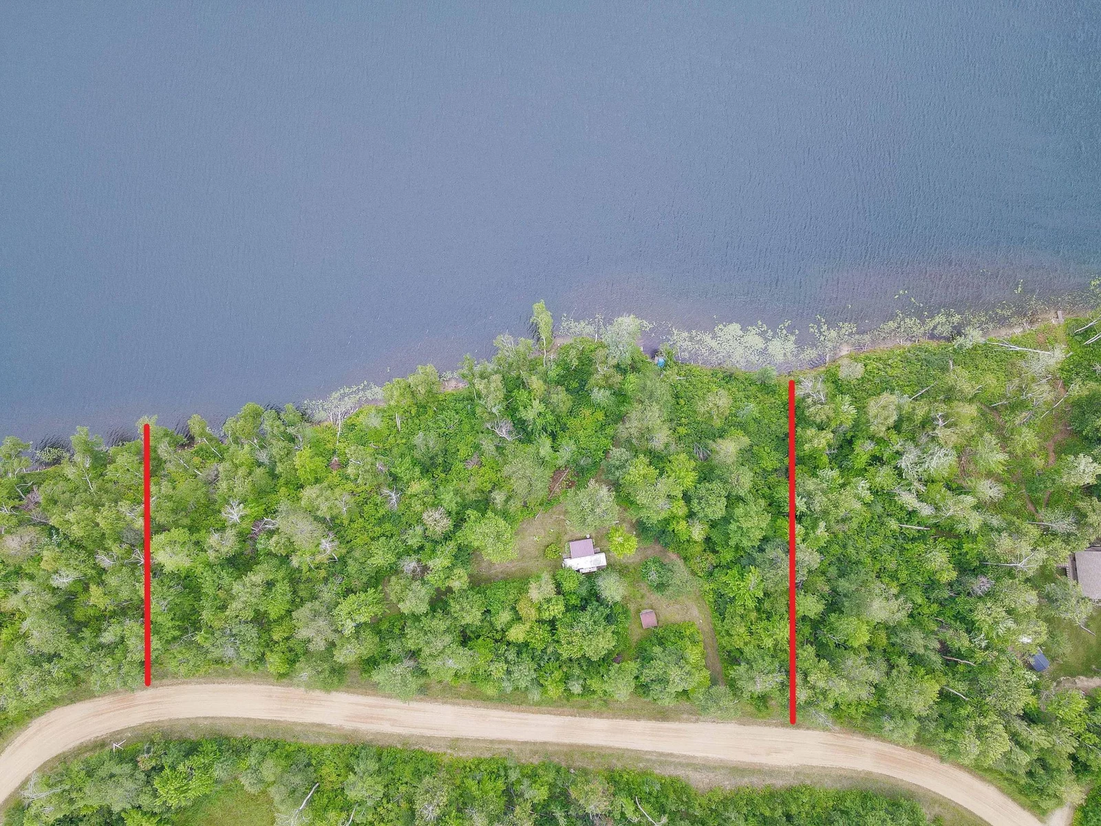 Approx shoreline width