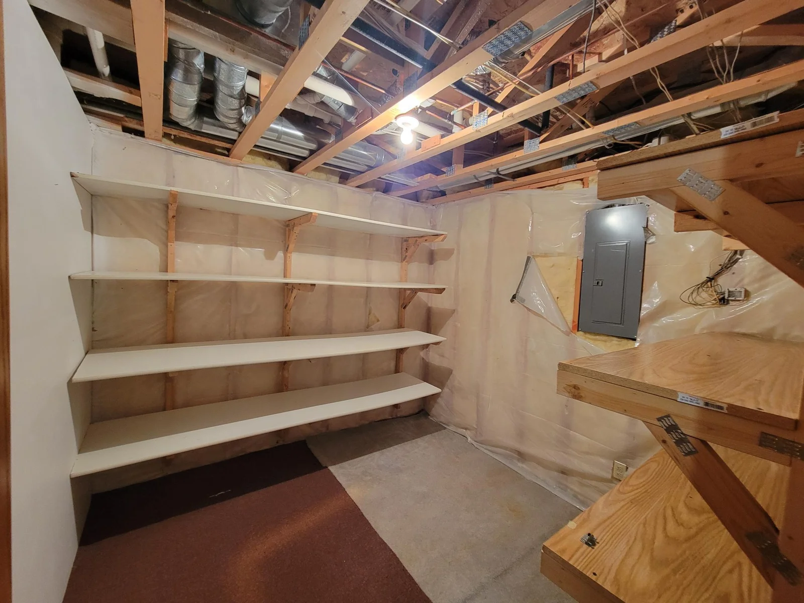 lower level storage room