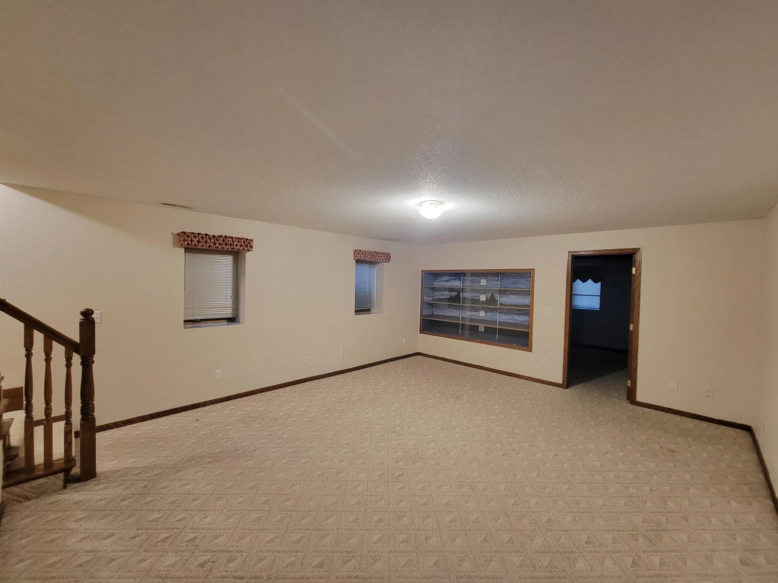 Huge lower level family room