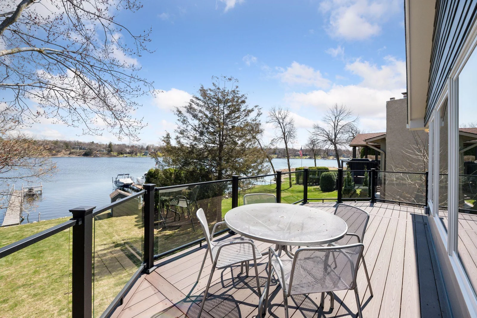 Embrace the morning sunrise on this east-facing deck