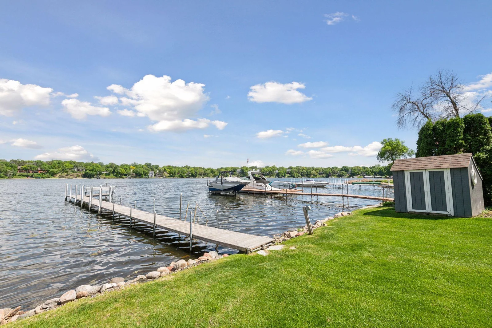 Enjoy summer time on the lake at your new home