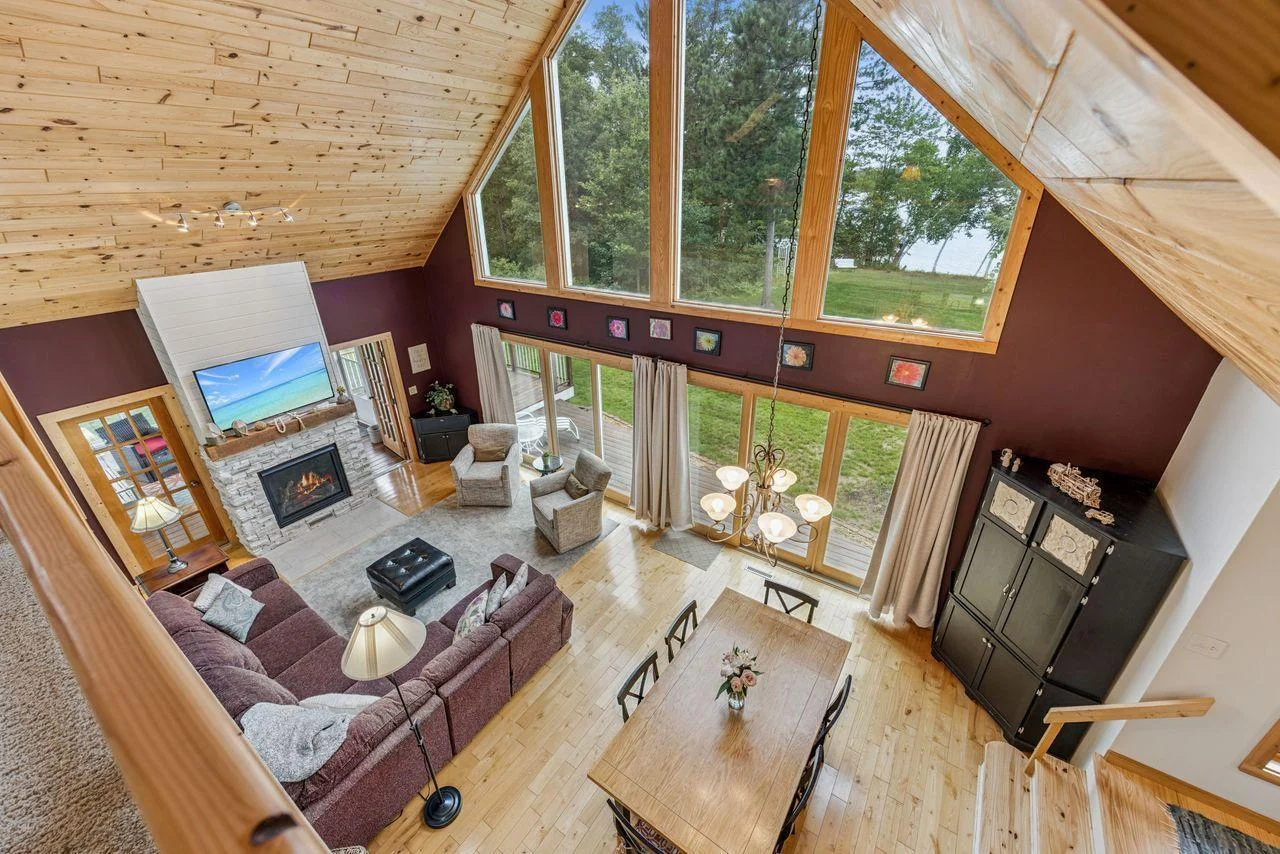 View from upper level loft.