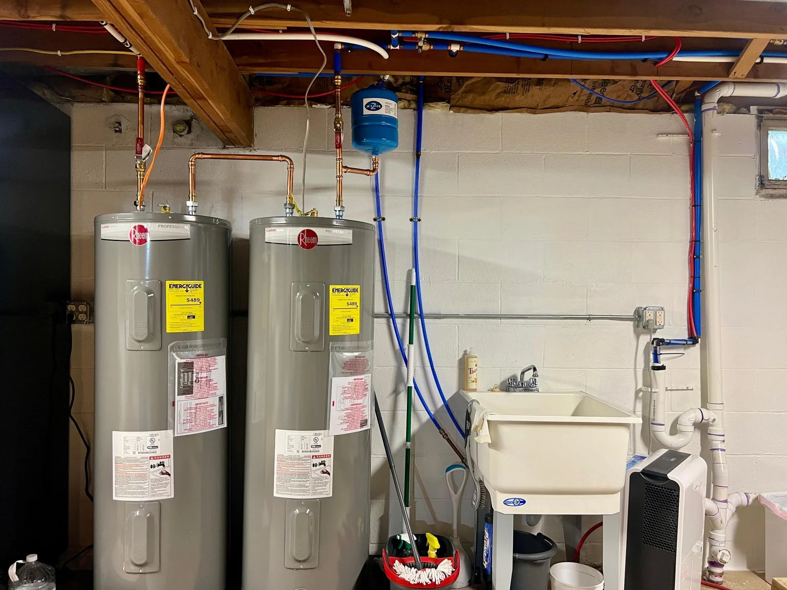 New Dual Hot Water Heaters