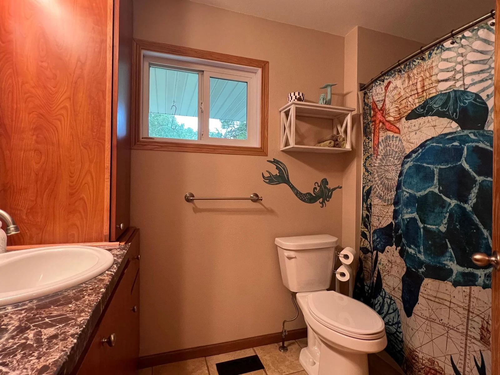 Full Bathroom with In Floor Heat