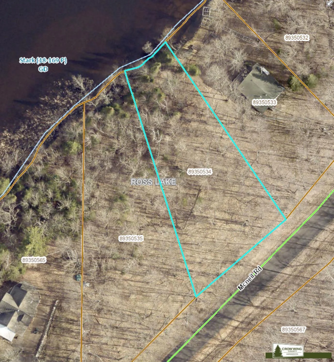 THE AERIAL VIEW OF LOT 2.