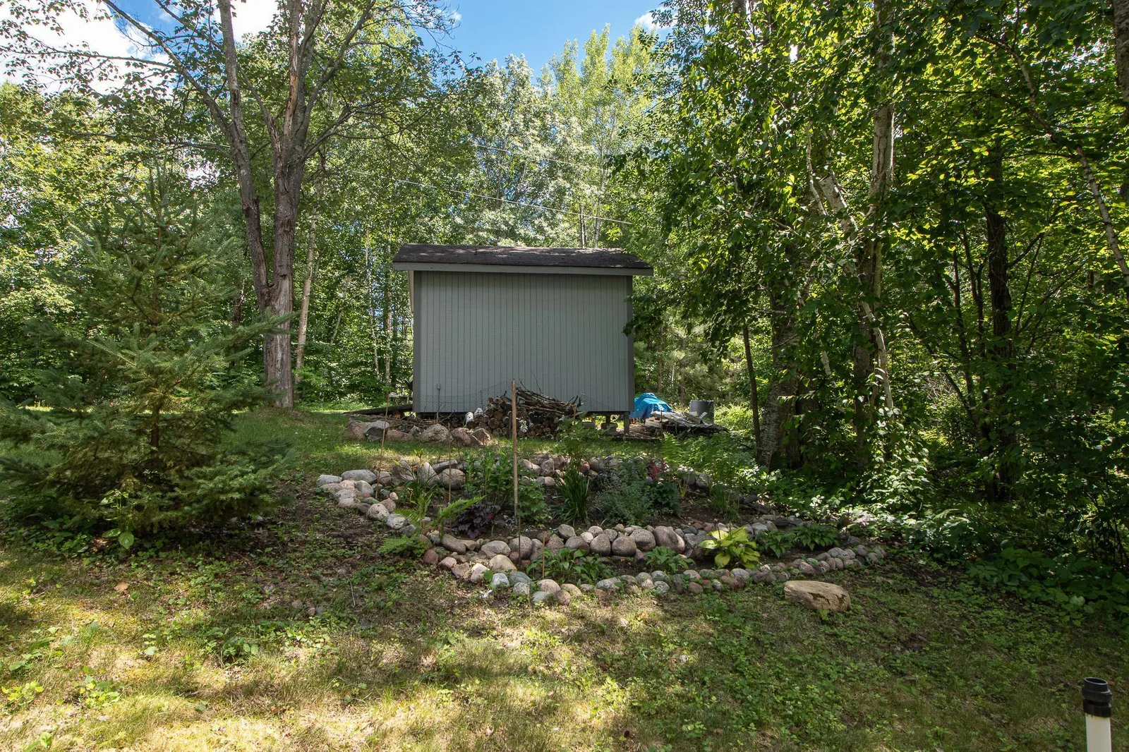 Wooded surroundings