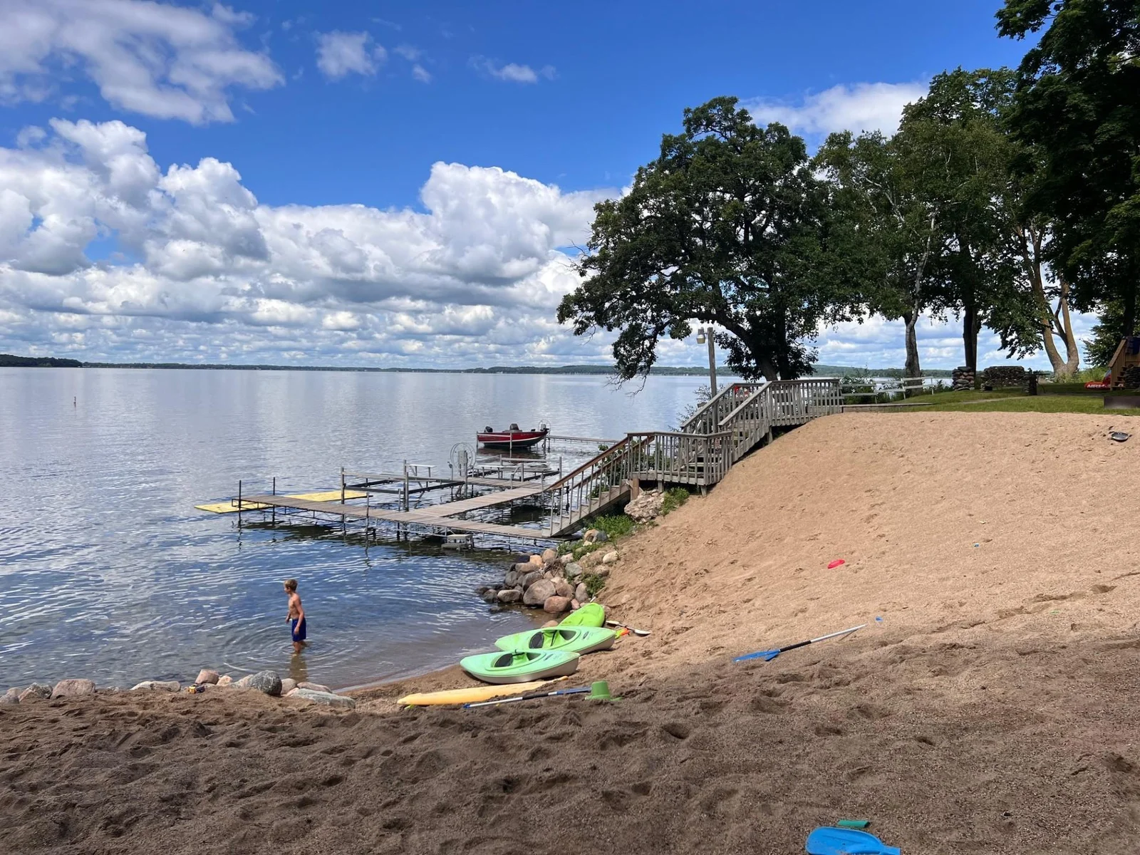 Huge beach area