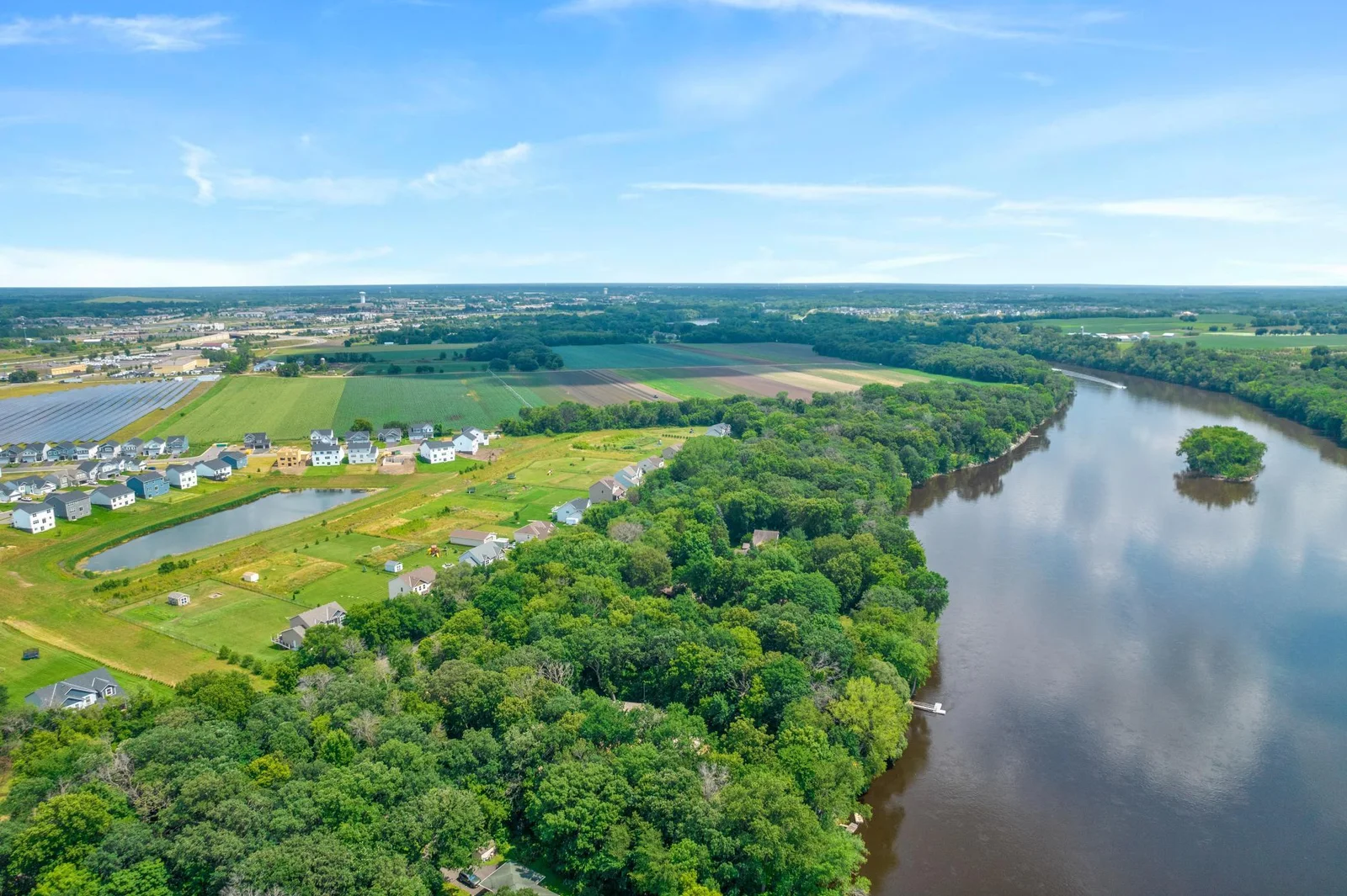 south east view of the Mississippi River
