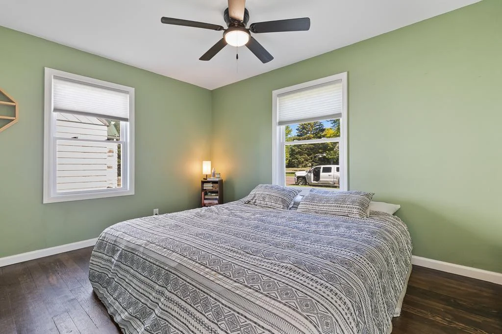The cozy main floor bedroom