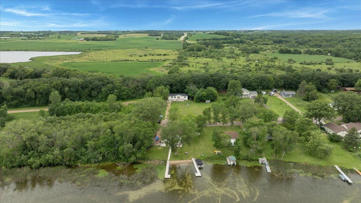 Aerial view of home