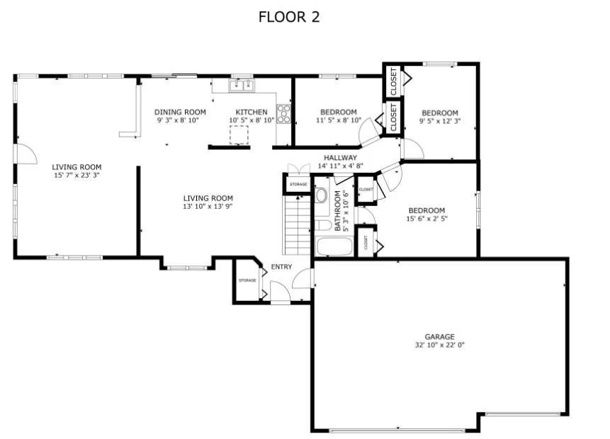 Floor Plan for Main Level