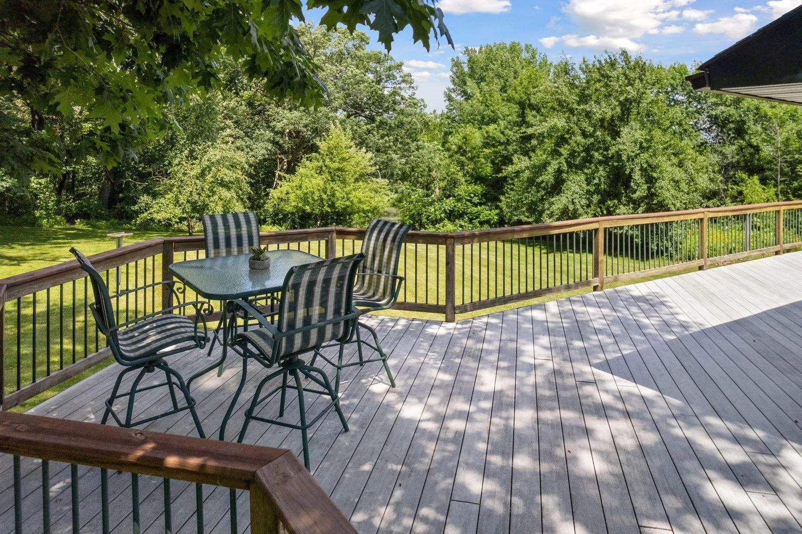 Deck with serene views