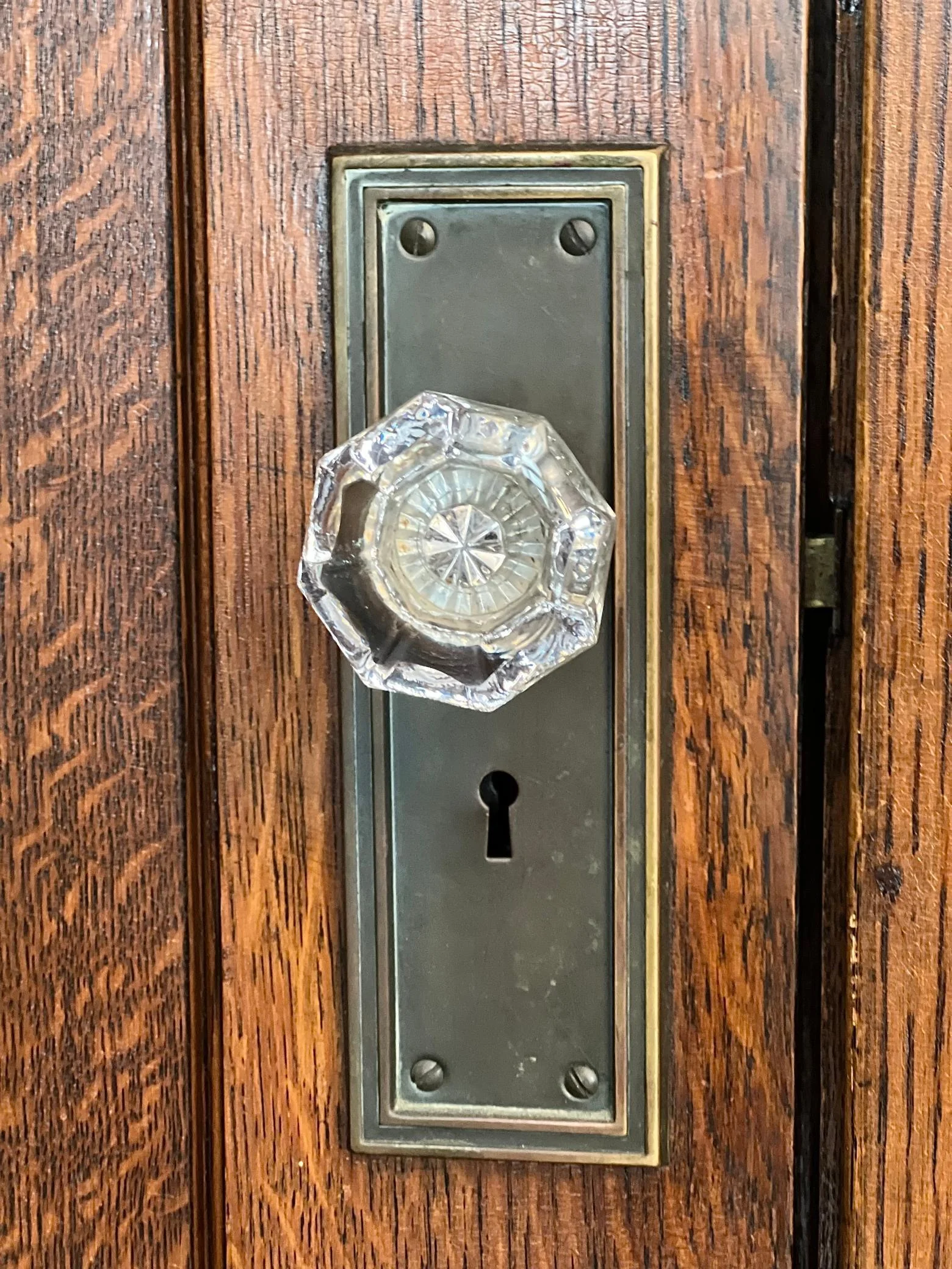 Antique Glass Doorknobs