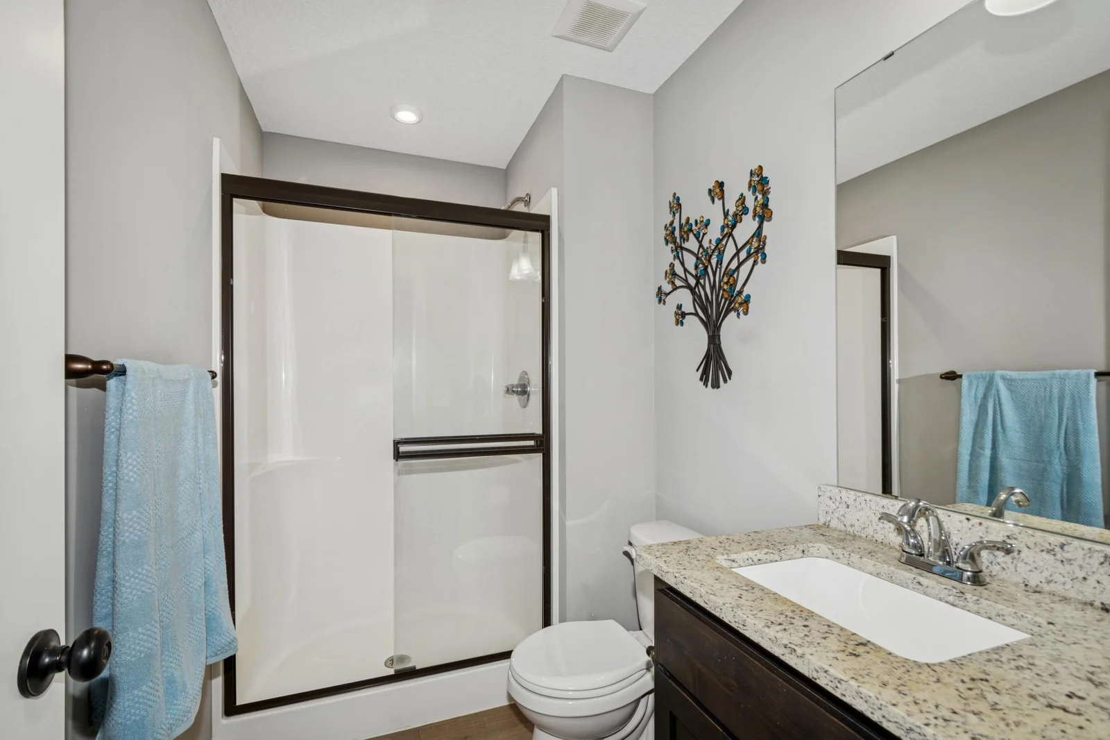Lower level bath