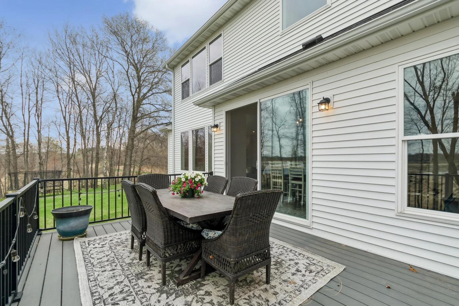 Gorgeous deck where you can take in the sights and sounds of wildlife