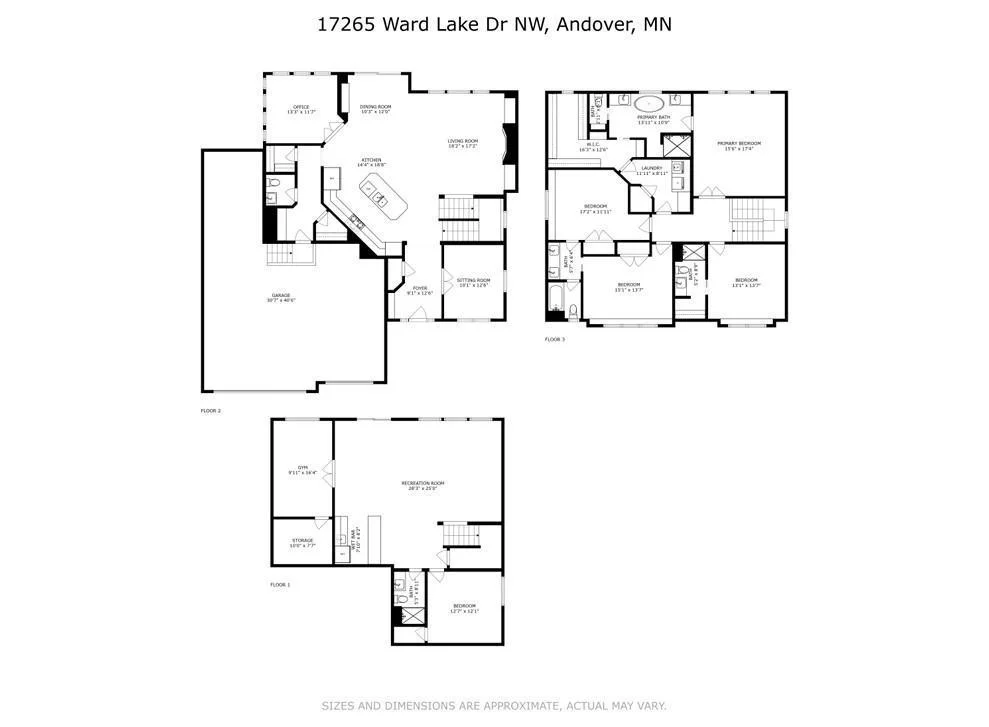 Ward Lake floorplan
