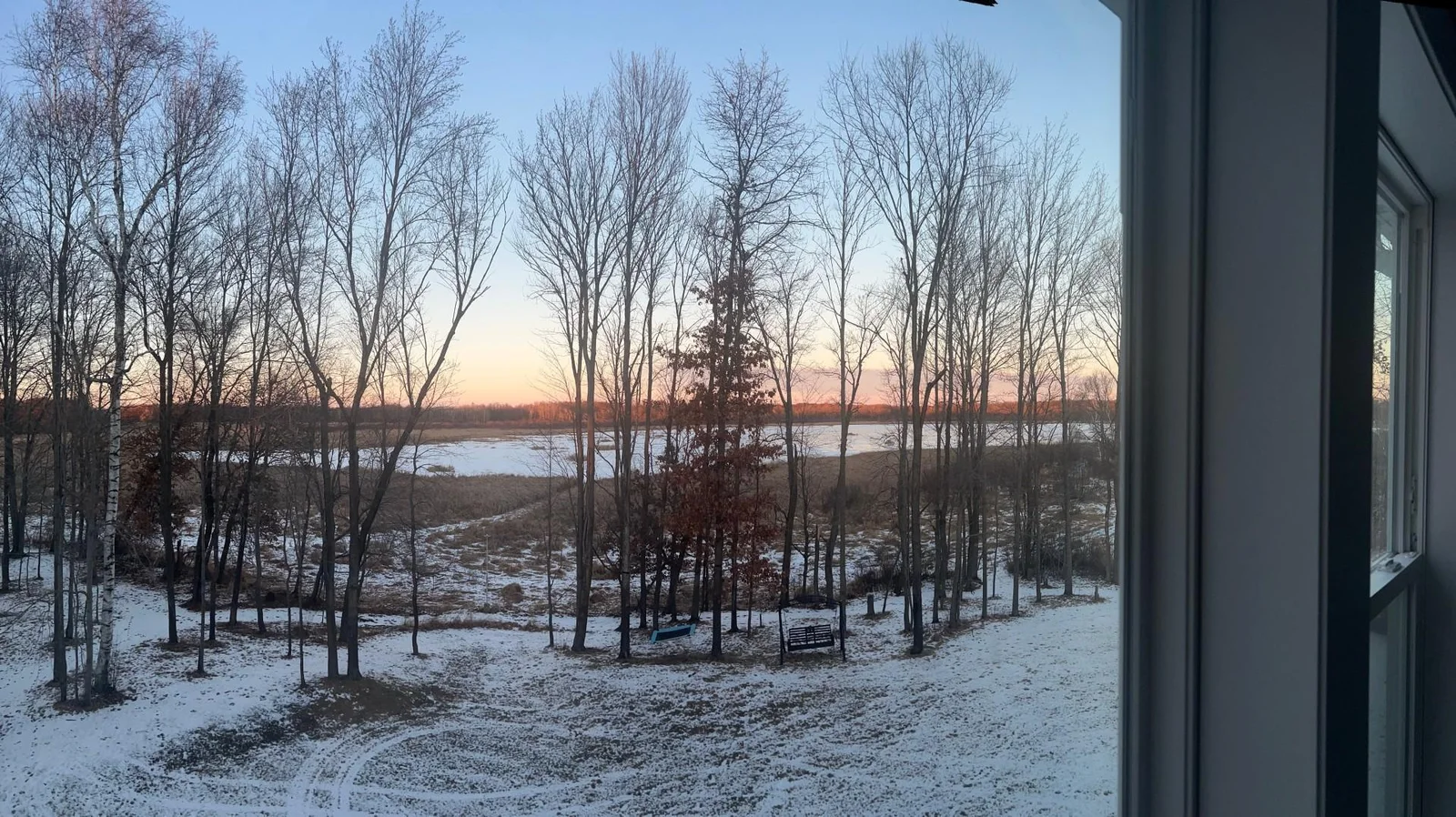 Wintery scene