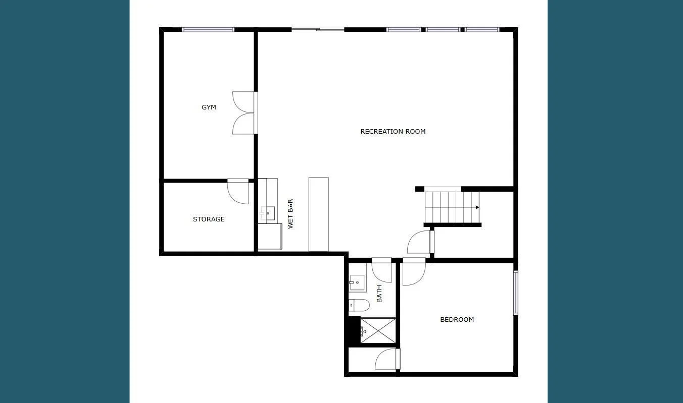 Walkout Basement floorplan