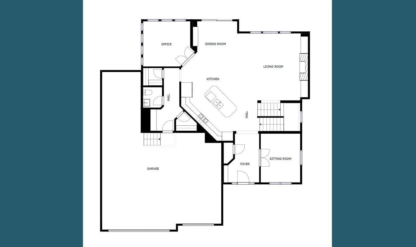 Main Level floorplan