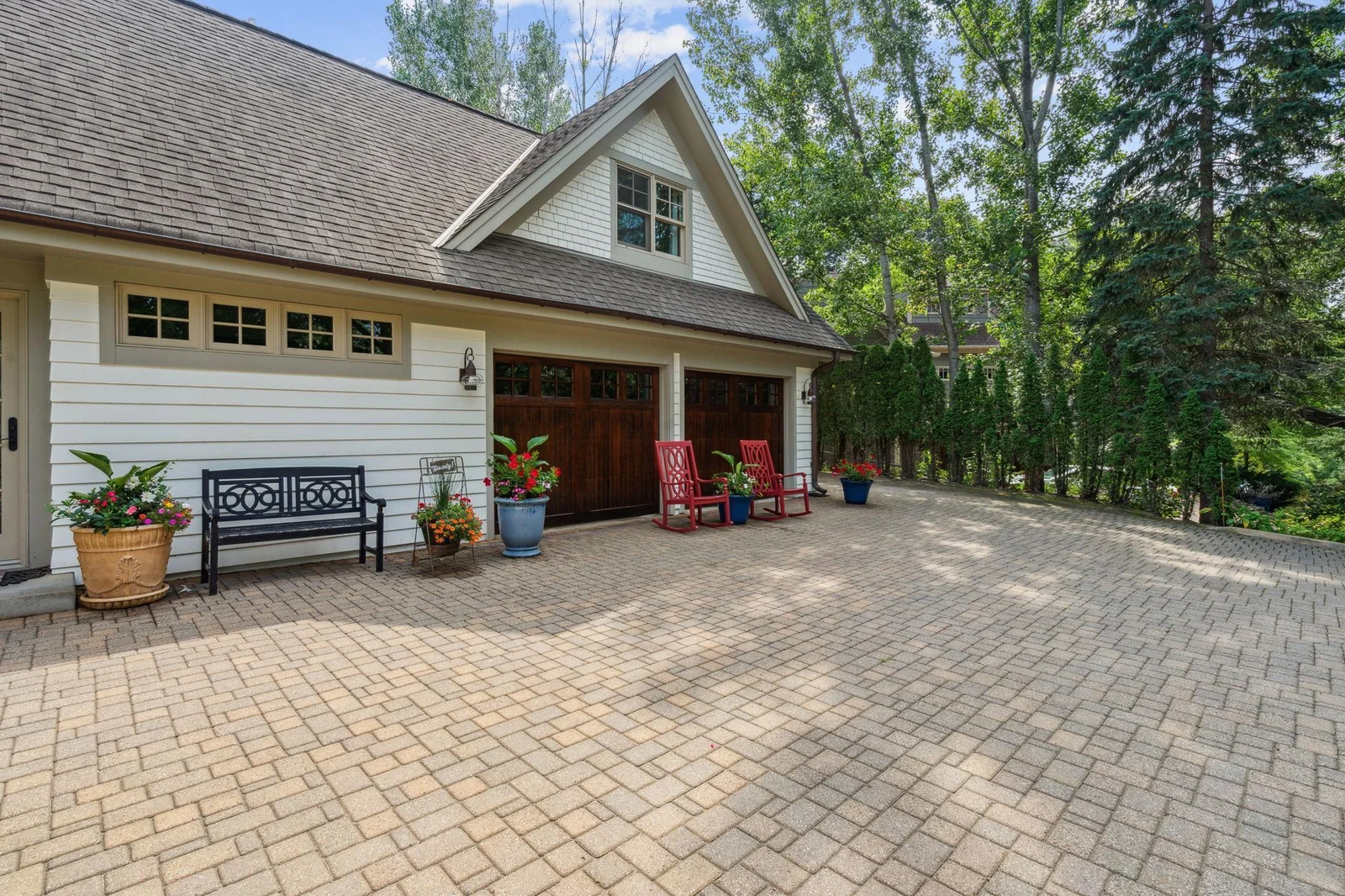 Paver driveway