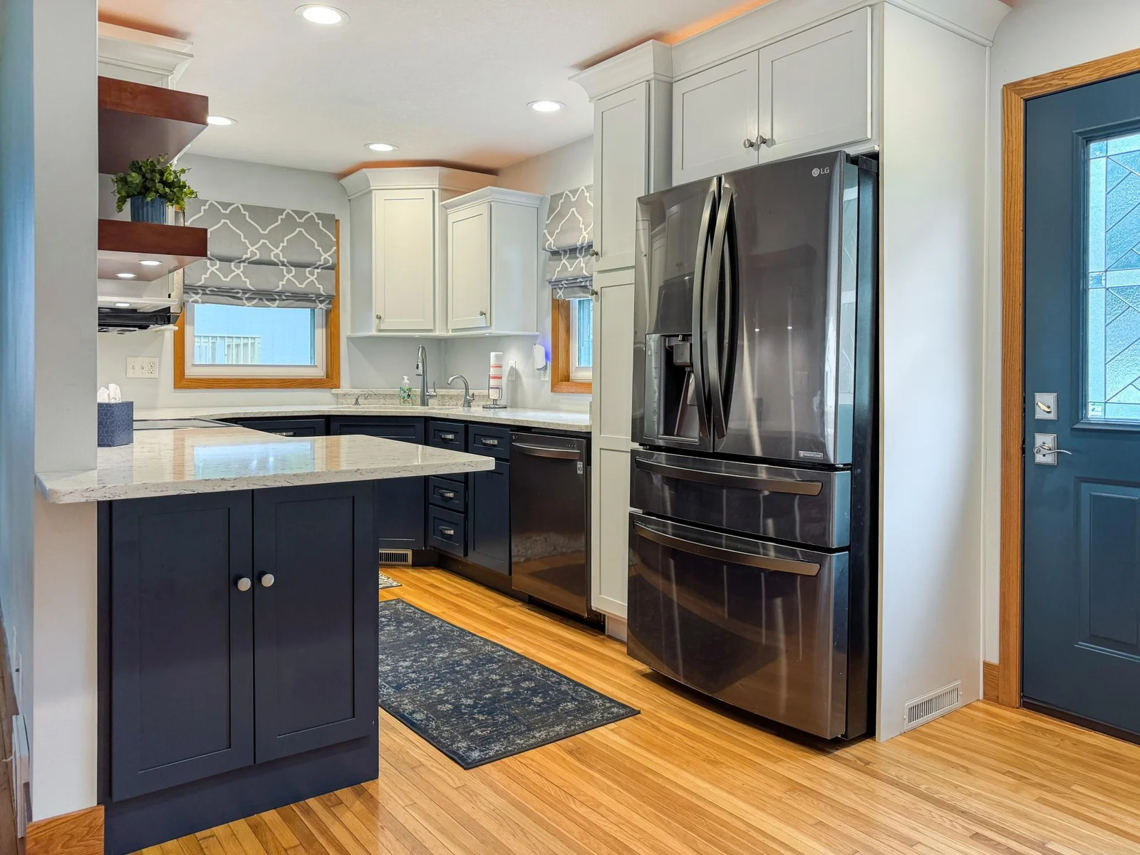 Ambient lighting above Custom cabinets