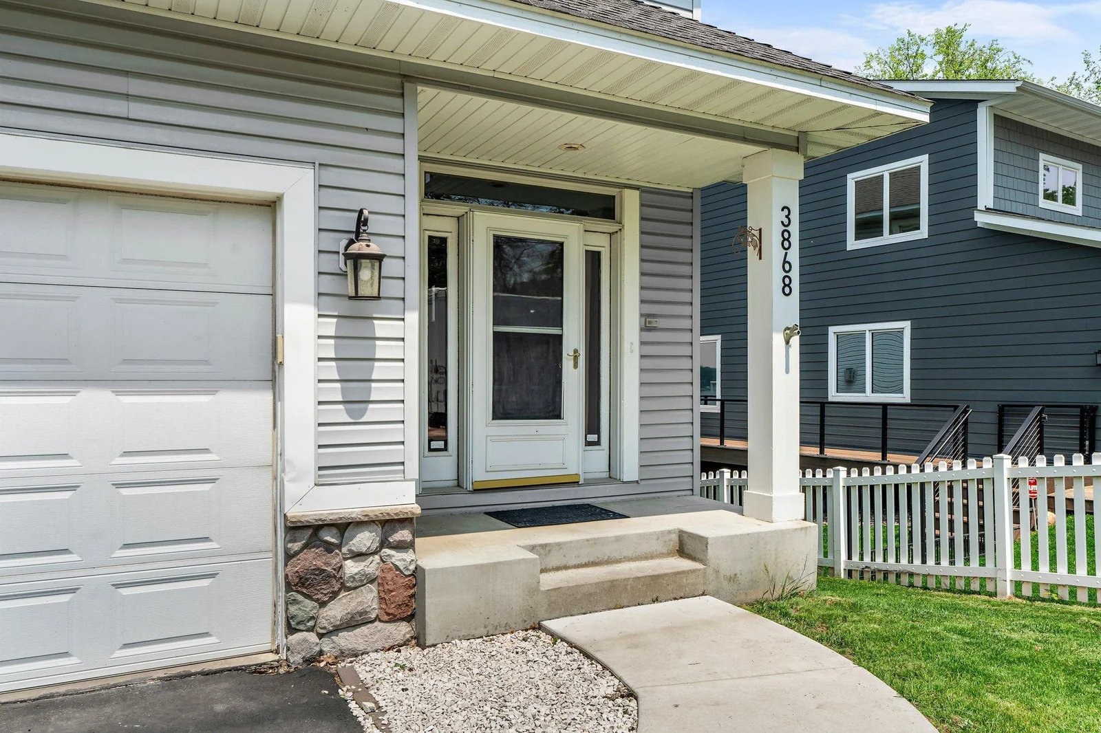 The front porch welcomes you in