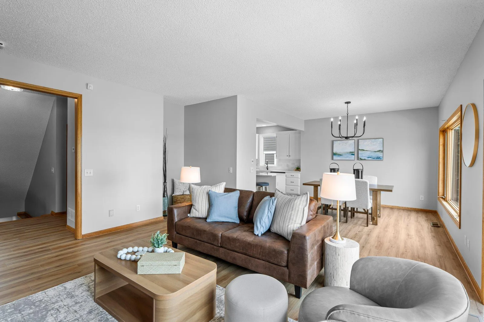 Open living & dining
