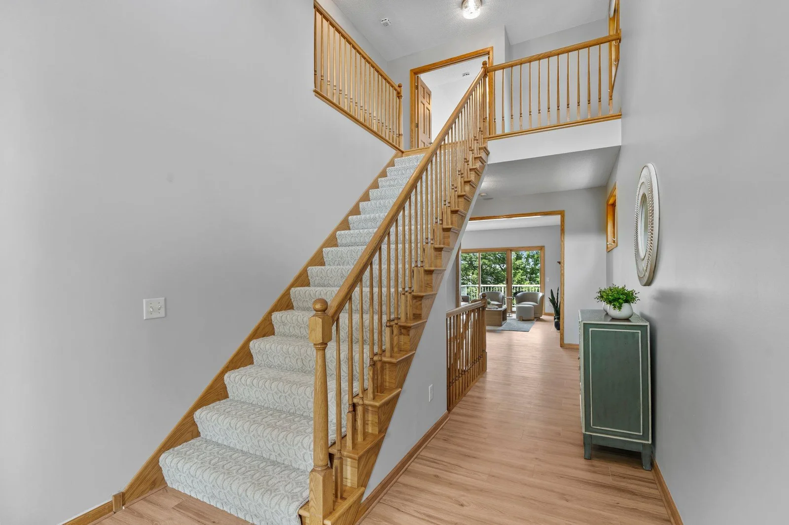 Newly updated 2 story home with feature staircase as you walk in
