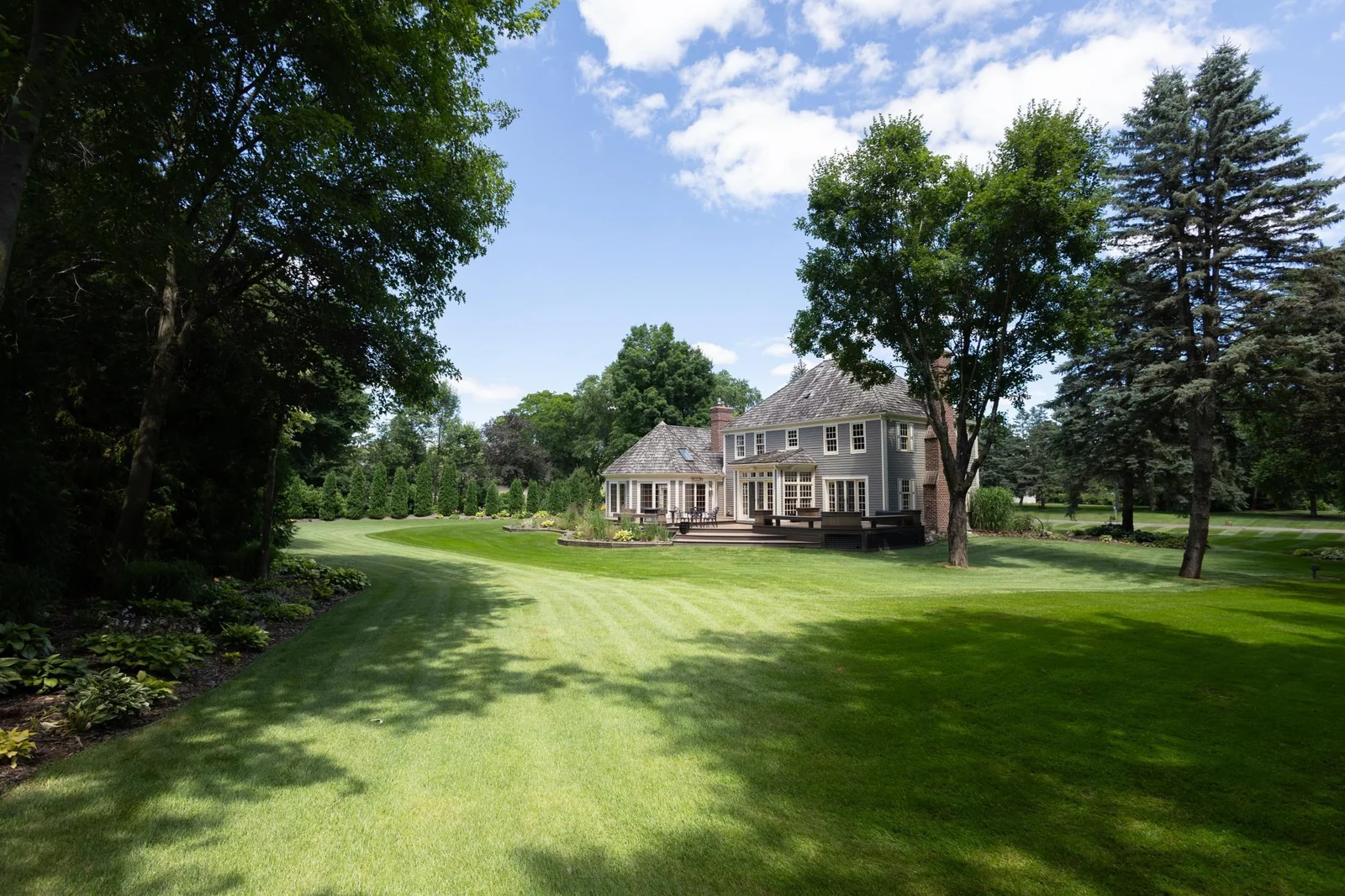 This home sits on 1.46 acres.