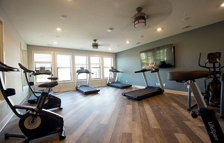 Get a quick workout at the community amenity center!