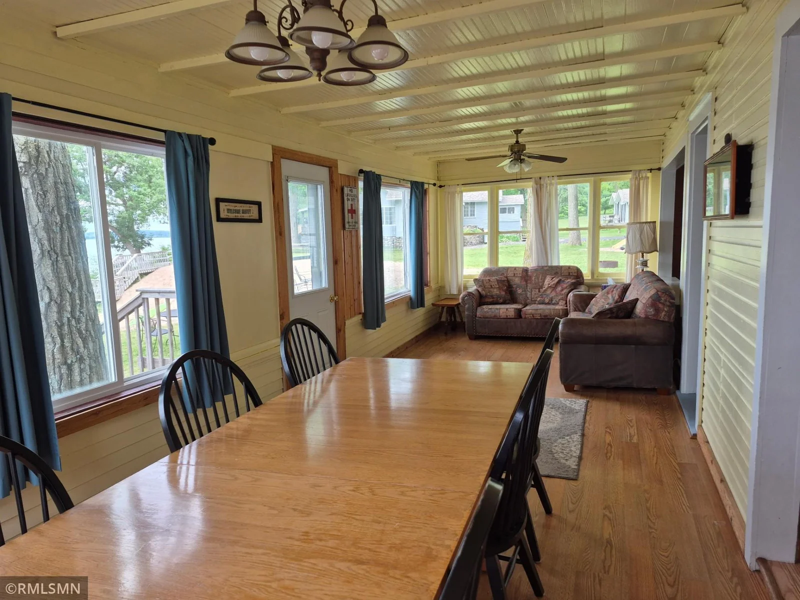 Dining room and sunroom