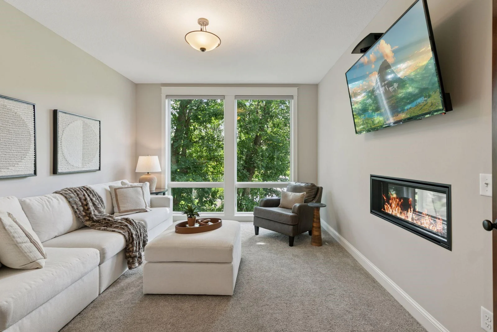 Hearth Room ~ the perfect spot to unwind after a busy day.