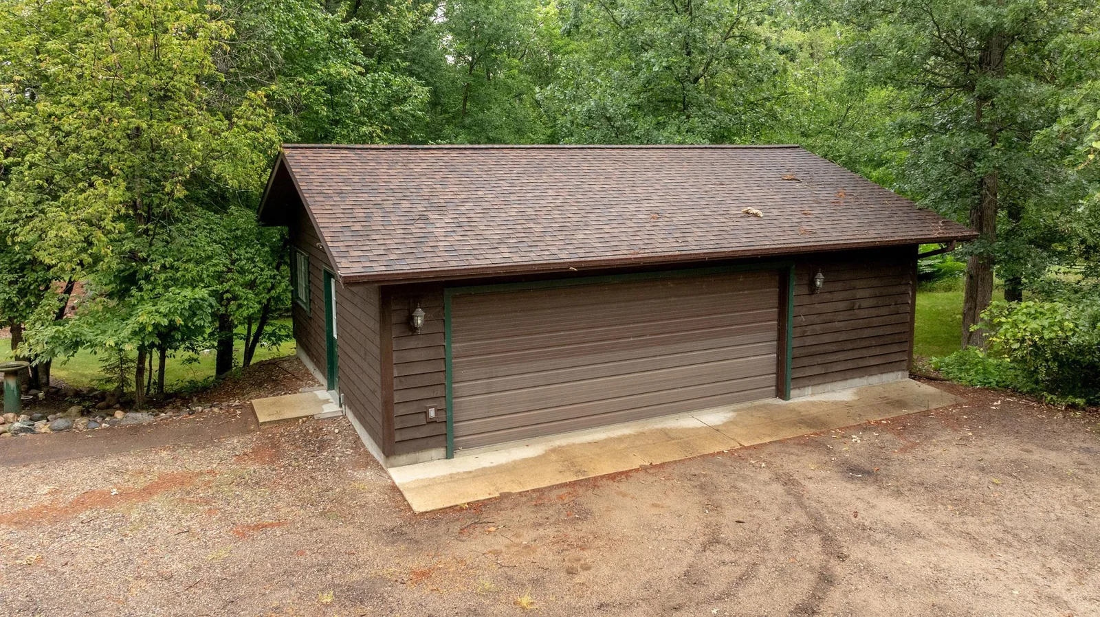 Front of 2+ garage