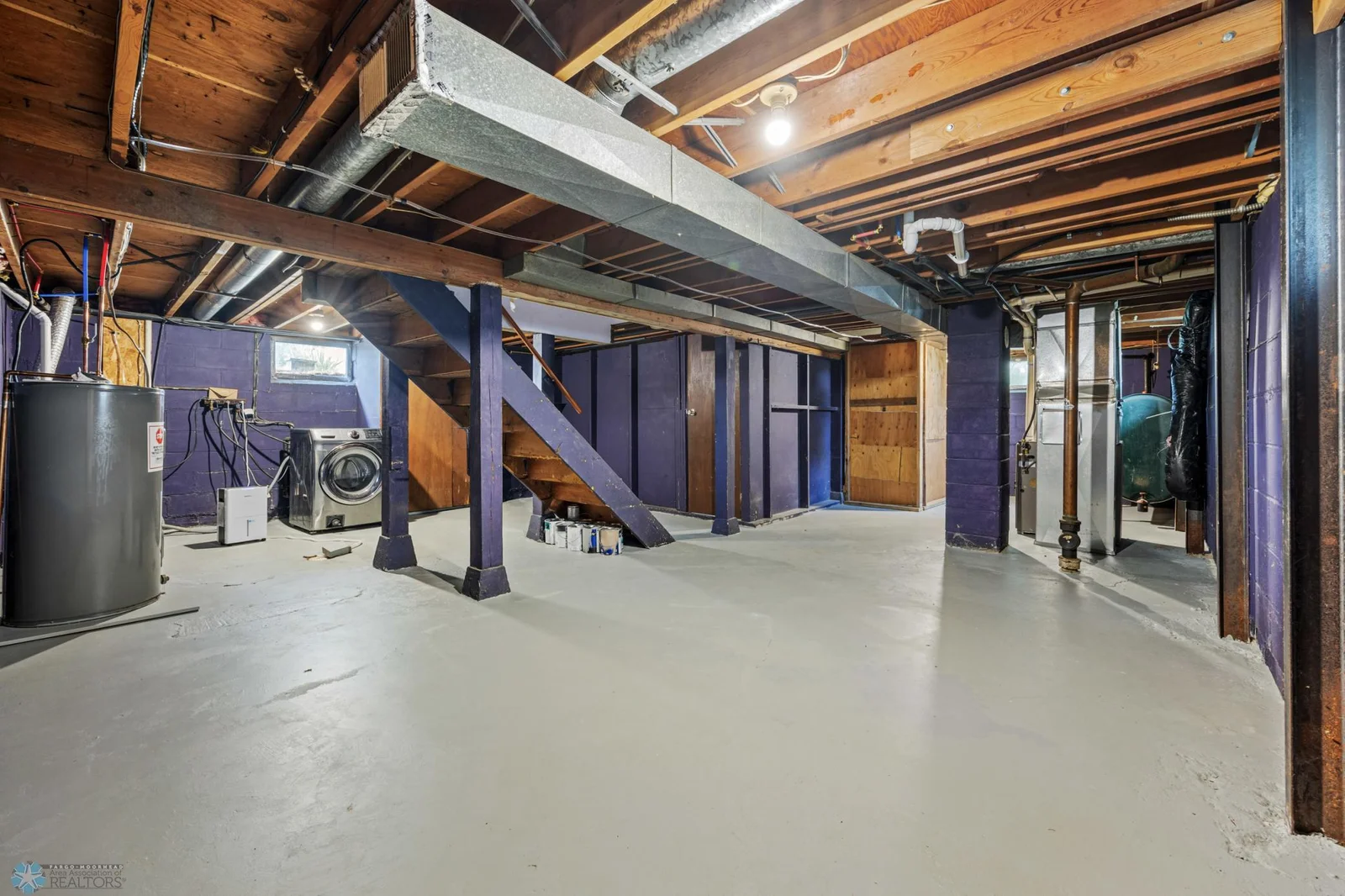 Unfinished Basement Space