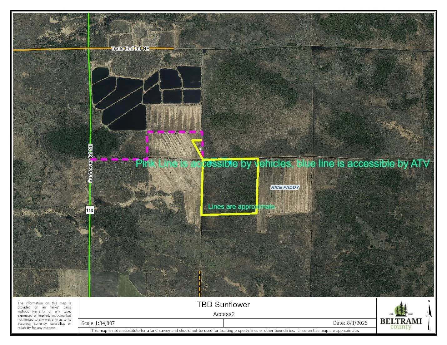 TRIANGLE Parcel is this listing