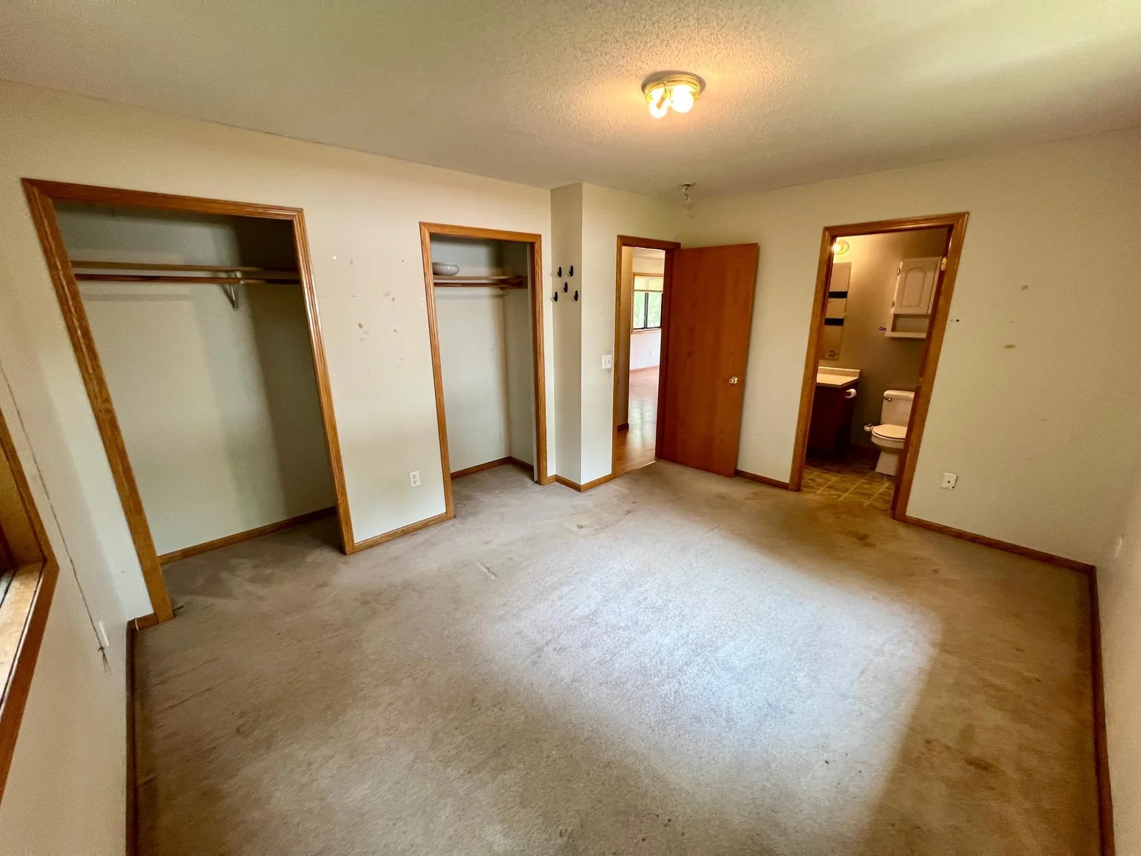 Master with double closets